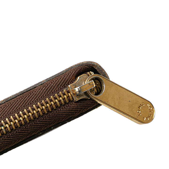 Monogram Zippy Organizer Wallet Brown - Gaby Paris