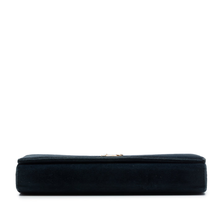 Saint Laurent Daim Monogram Kate Chain Portefeuille