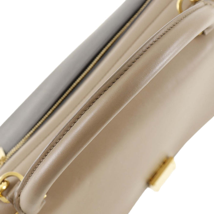 Celine Small Tricolor Cuir Trapeze Sac