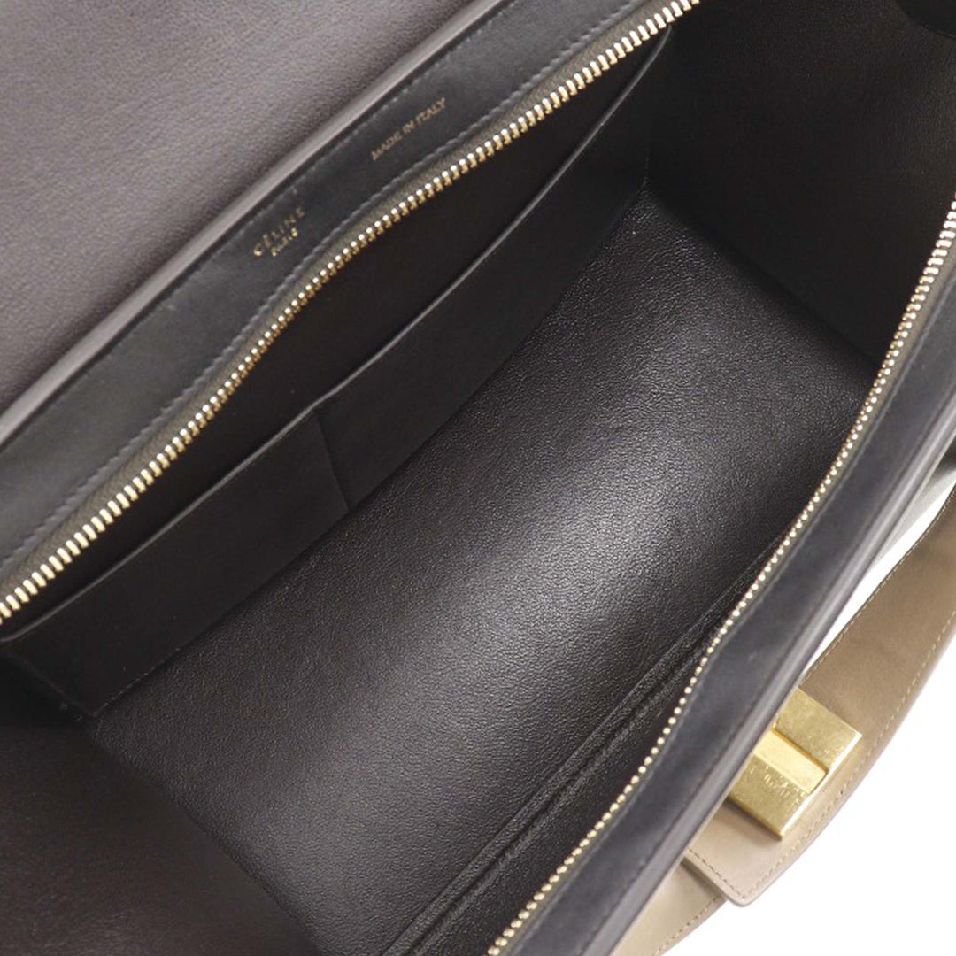 Celine Small Tricolor Cuir Trapeze Sac