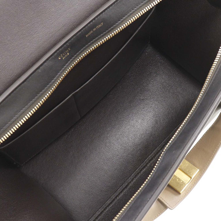 Celine Small Tricolor Cuir Trapeze Sac