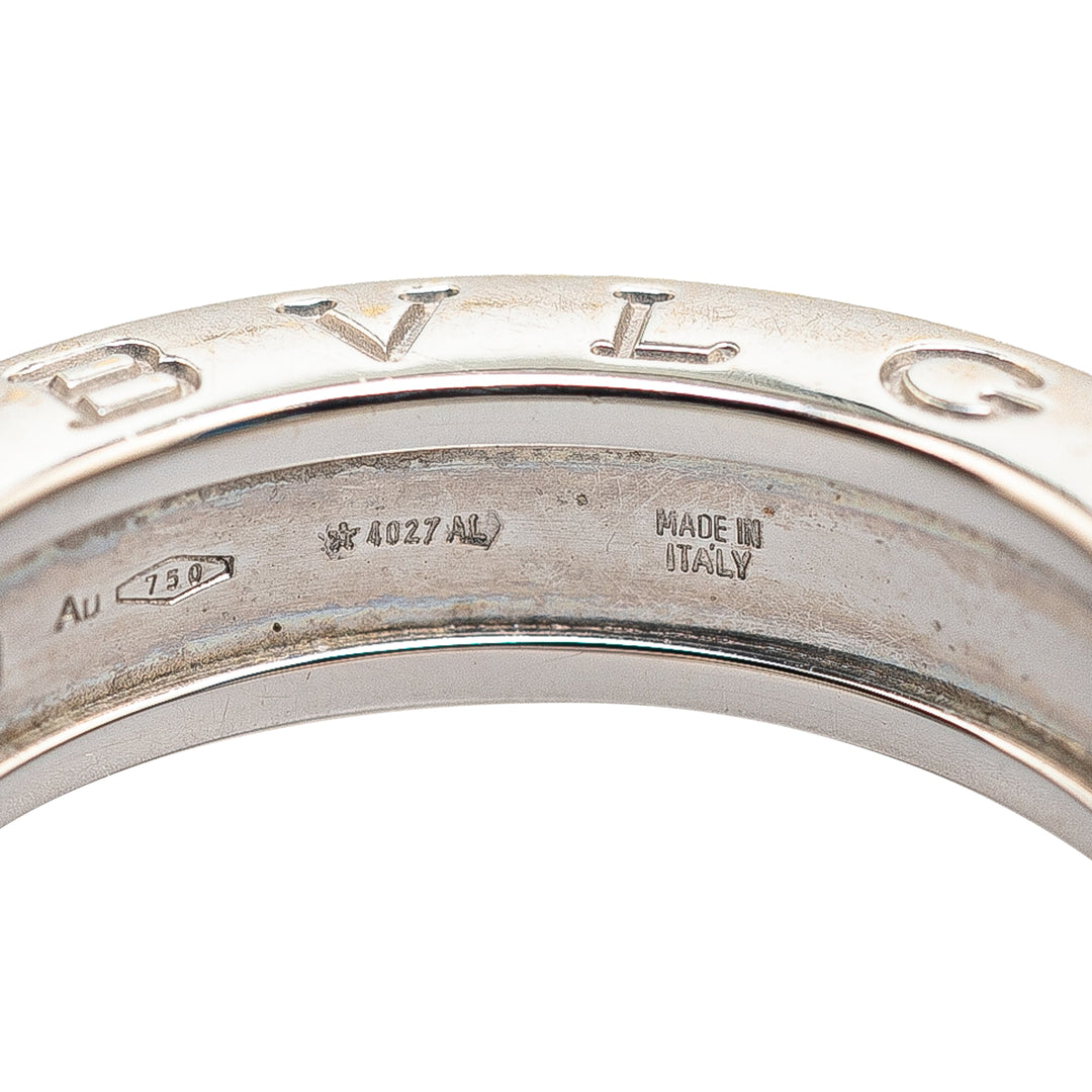 18K White Gold B.Zero1 1 Band Ring Silver - Gaby Paris