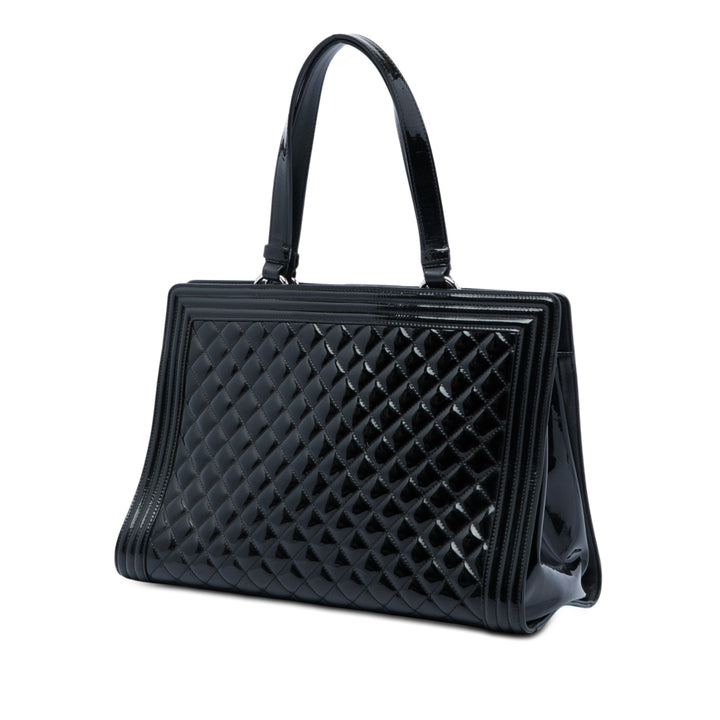Chanel Matelassé Boy Cabas Grand Cuir