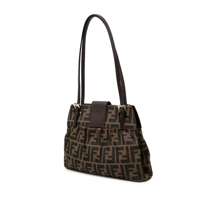 Fendi Zucca Sac Petit Marron – vue 2 – GABY PARIS