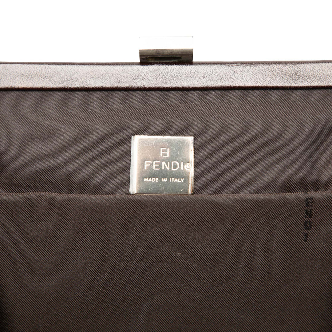 Fendi Zucca Sac Petit Marron – vue 5 – GABY PARIS