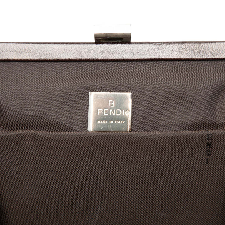 Fendi Zucca Sac Petit Marron – vue 5 – GABY PARIS