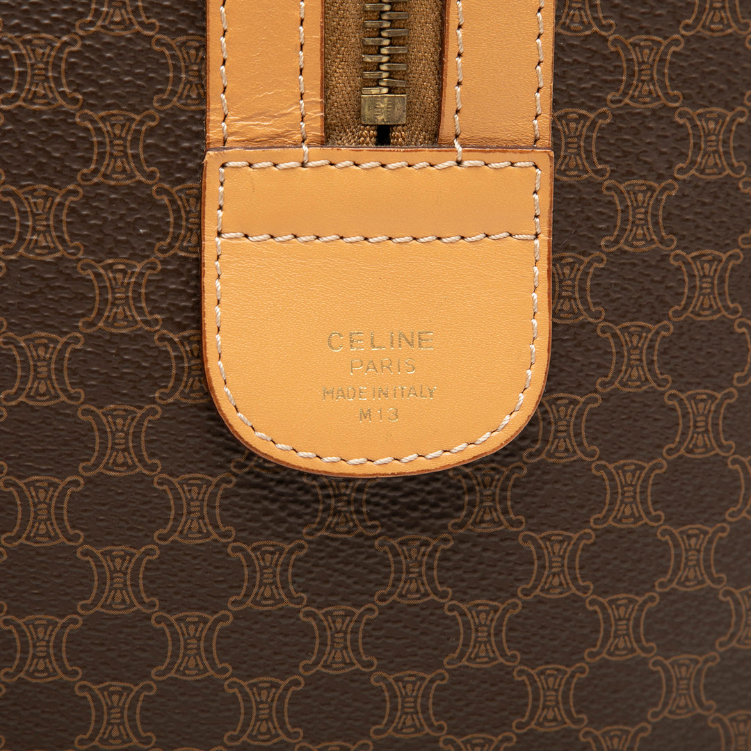 Celine Macadam Coated Toile Boston Sac