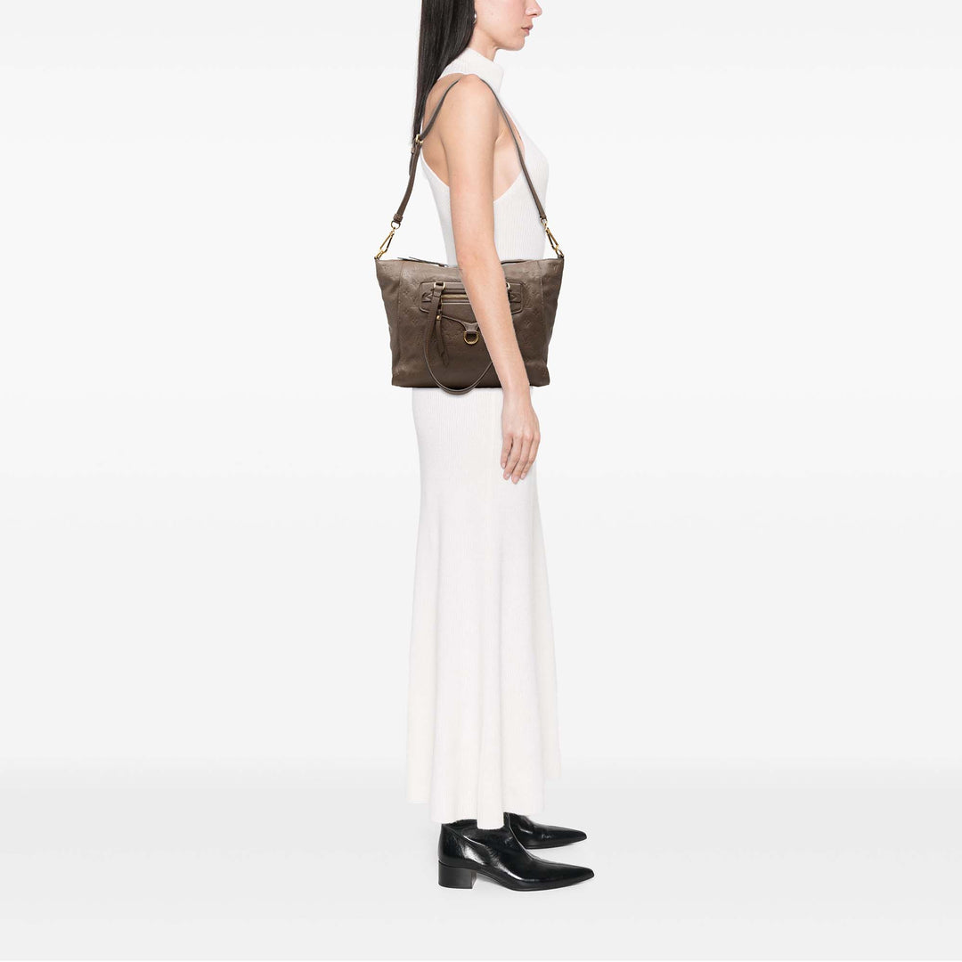 Louis Vuitton Lumineuse PM Monogram Empreinte Marron – vue 6 – GABY PARIS