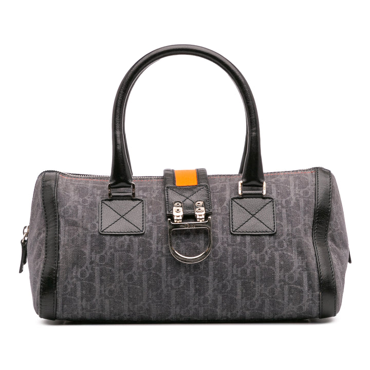 Diorissimo Trotter Denim Flight Boston Bag Blue - Gaby Paris