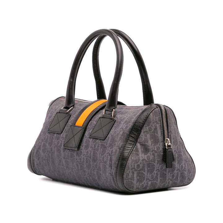 Diorissimo Trotter Denim Flight Boston Bag Blue - Gaby Paris