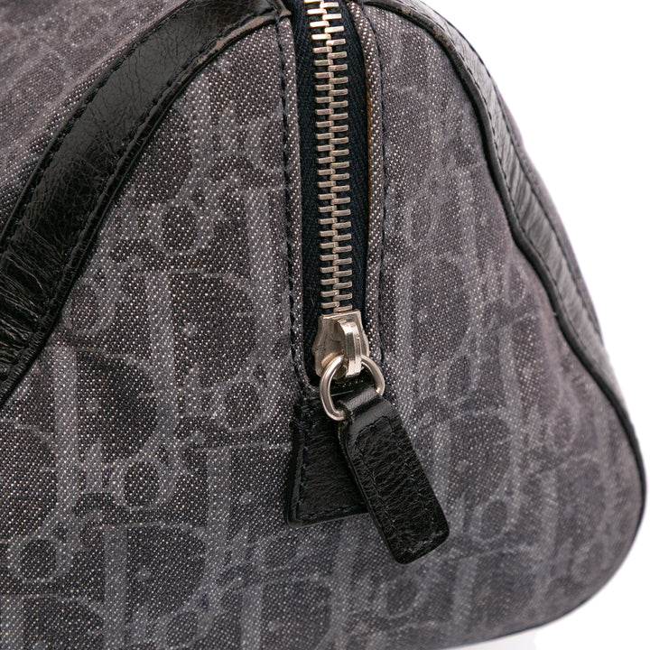 Diorissimo Trotter Denim Flight Boston Bag Blue - Gaby Paris