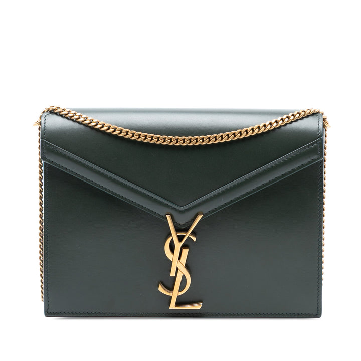 Saint Laurent Smooth Cuir de veau Monogram Cassandra Clasp Sac