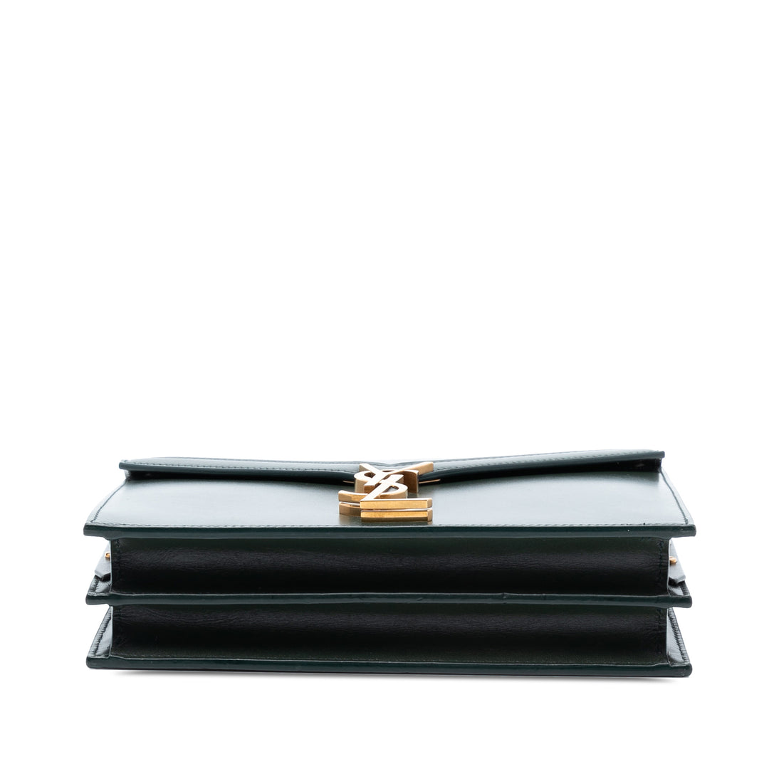 Saint Laurent Smooth Cuir de veau Monogram Cassandra Clasp Sac