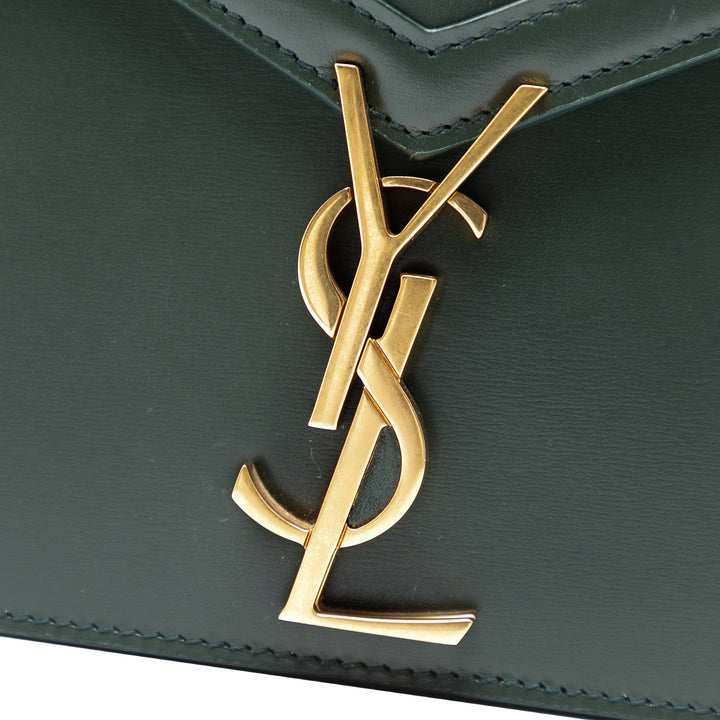 Saint Laurent Smooth Cuir de veau Monogram Cassandra Clasp Sac