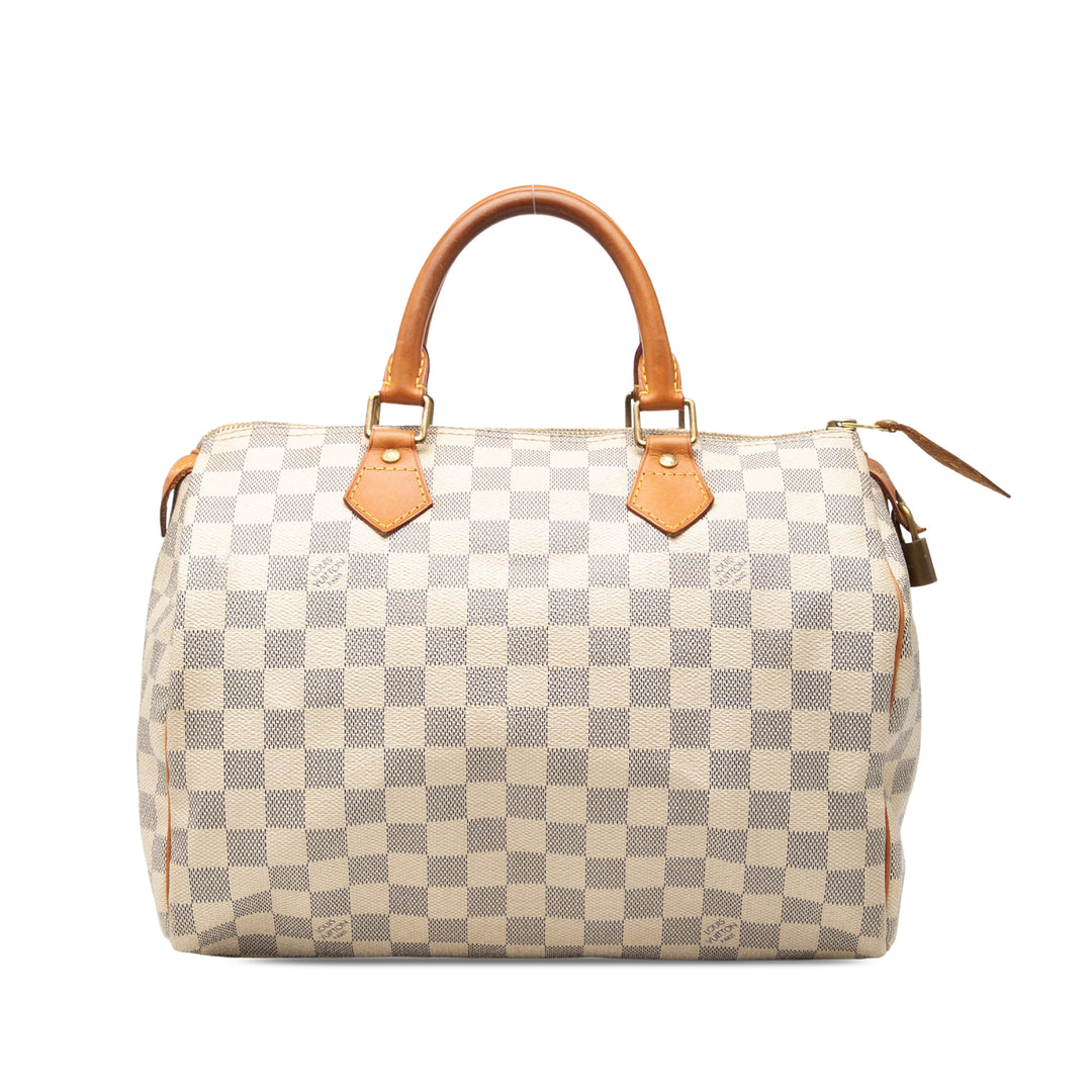Louis Vuitton Speedy 30 Damier Azur Blanc – vue principale – GABY PARIS
