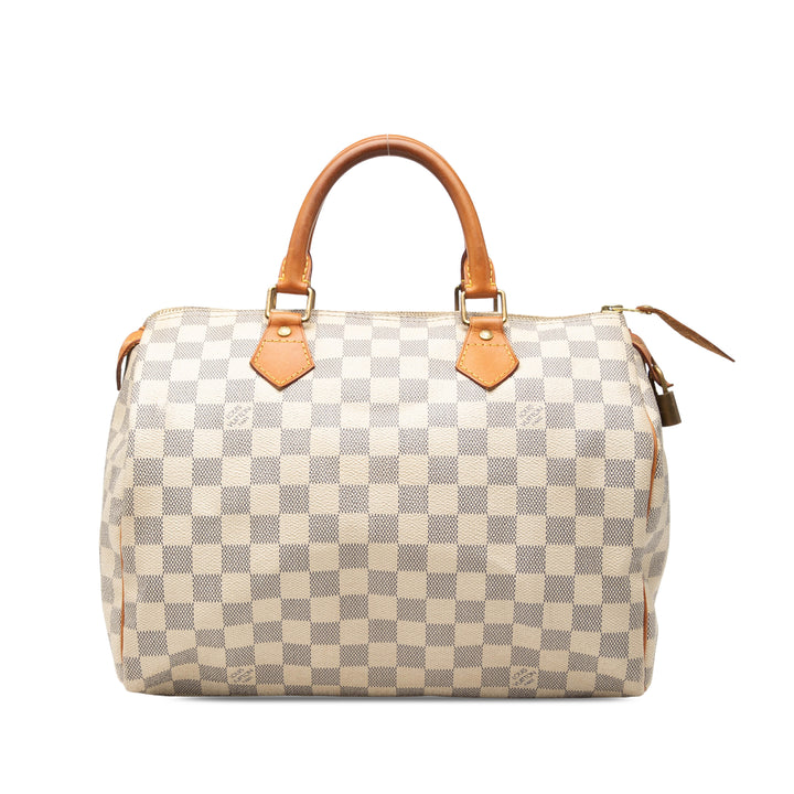 Louis Vuitton Speedy 30 Damier Azur Blanc – vue principale – GABY PARIS