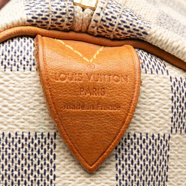 Louis Vuitton Speedy 30 Damier Azur Blanc – vue 5 – GABY PARIS