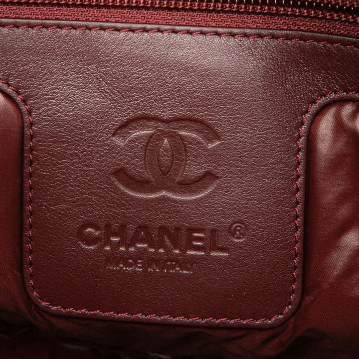 Chanel Matelassé Réversible Coco Cocoon Cabas Moyen Nylon