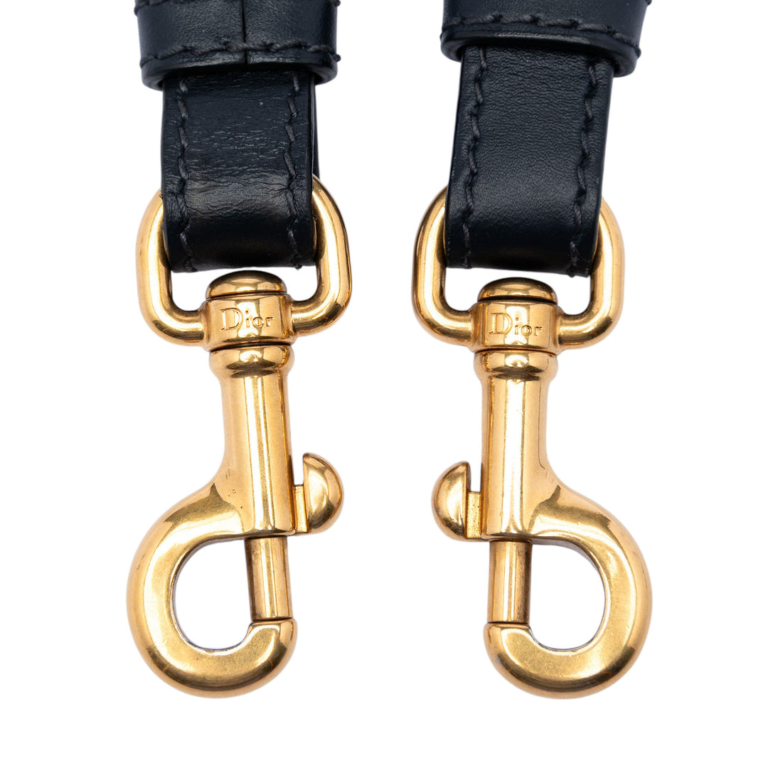 Dior Oblique brodé Toile clouté Shoulder Strap