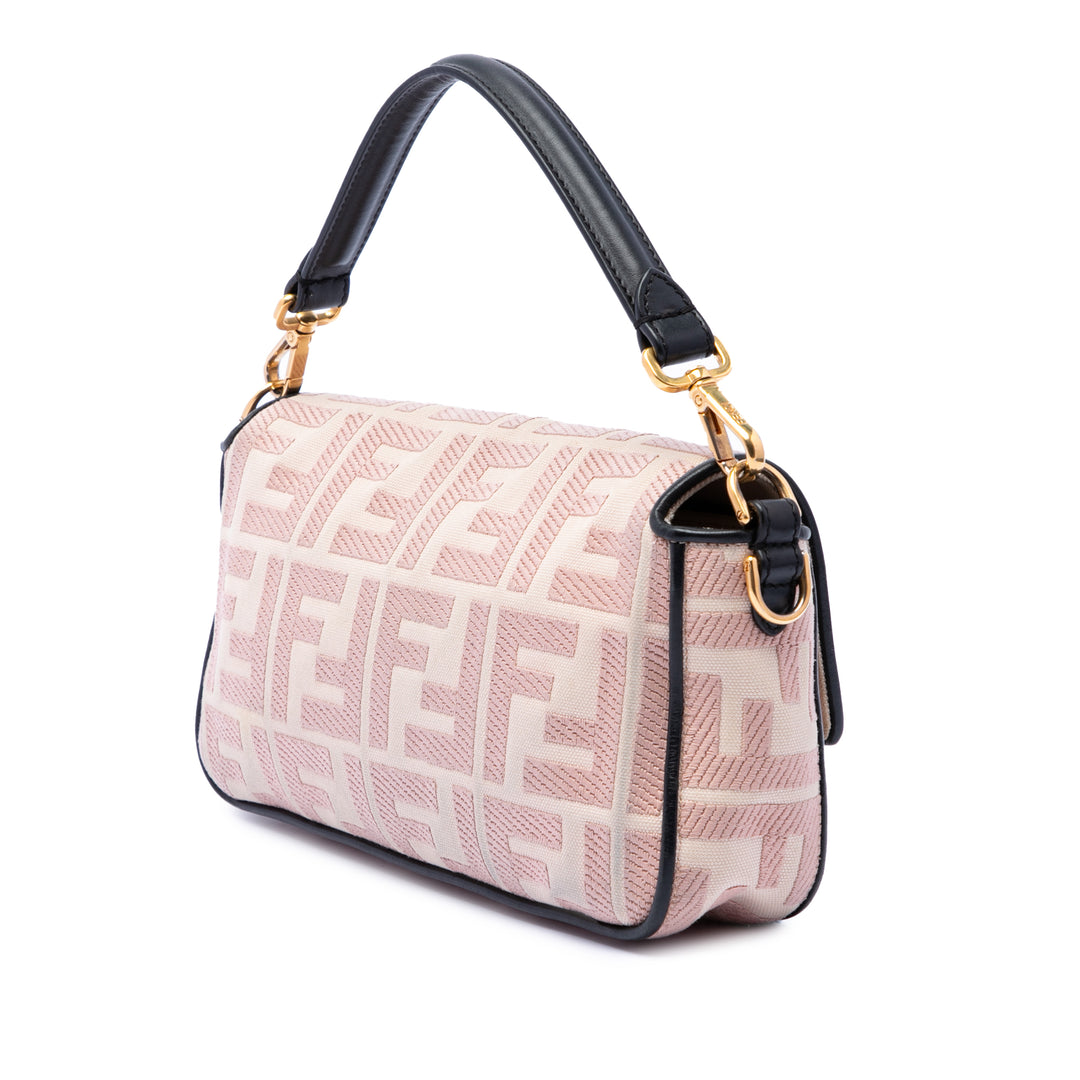 Fendi Zucca brodé Toile Baguette Sac