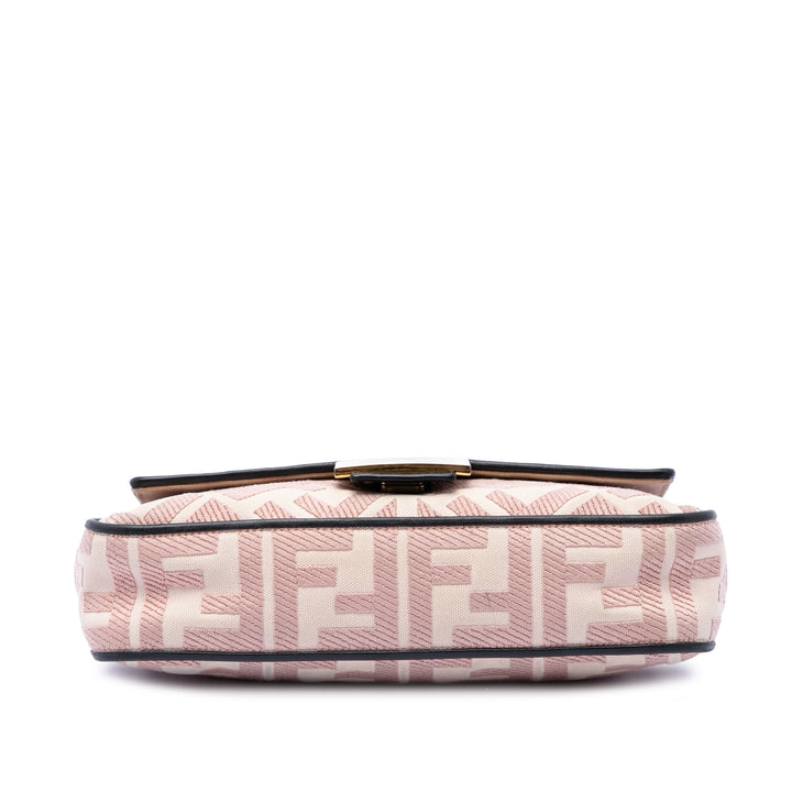Fendi Zucca brodé Toile Baguette Sac