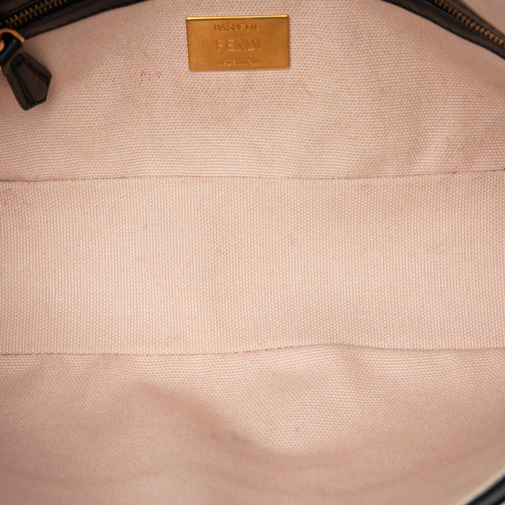 Fendi Zucca brodé Toile Baguette Sac