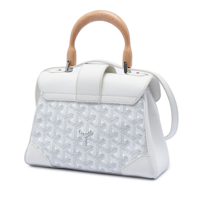 Goyard Sac à main Saigon Souple Goyardine Mini Blanc – vue 2 – GABY PARIS