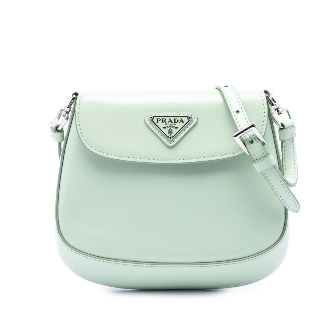 Prada Mini Brushed Cuir Cleo Sac