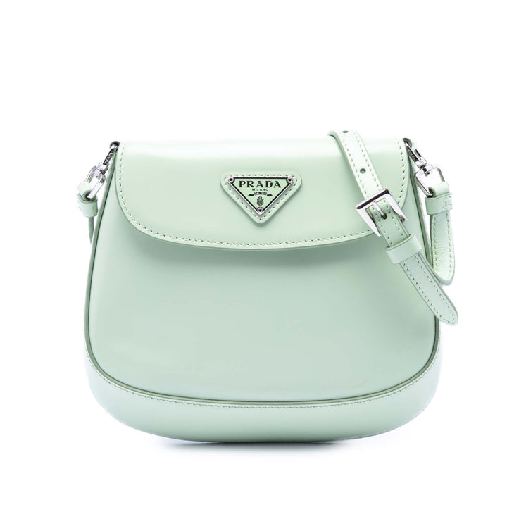 Prada Mini Brushed Cuir Cleo Sac