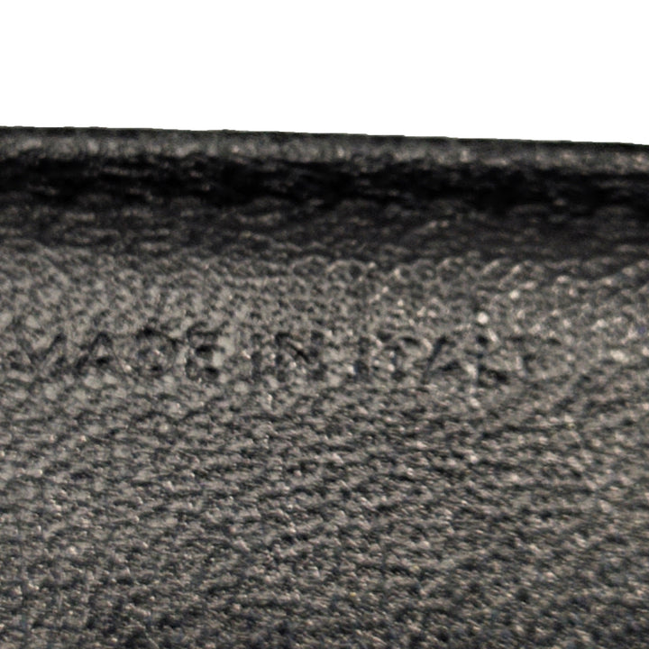 Medium Leather Besace 16 Crossbody Black - Gaby Paris
