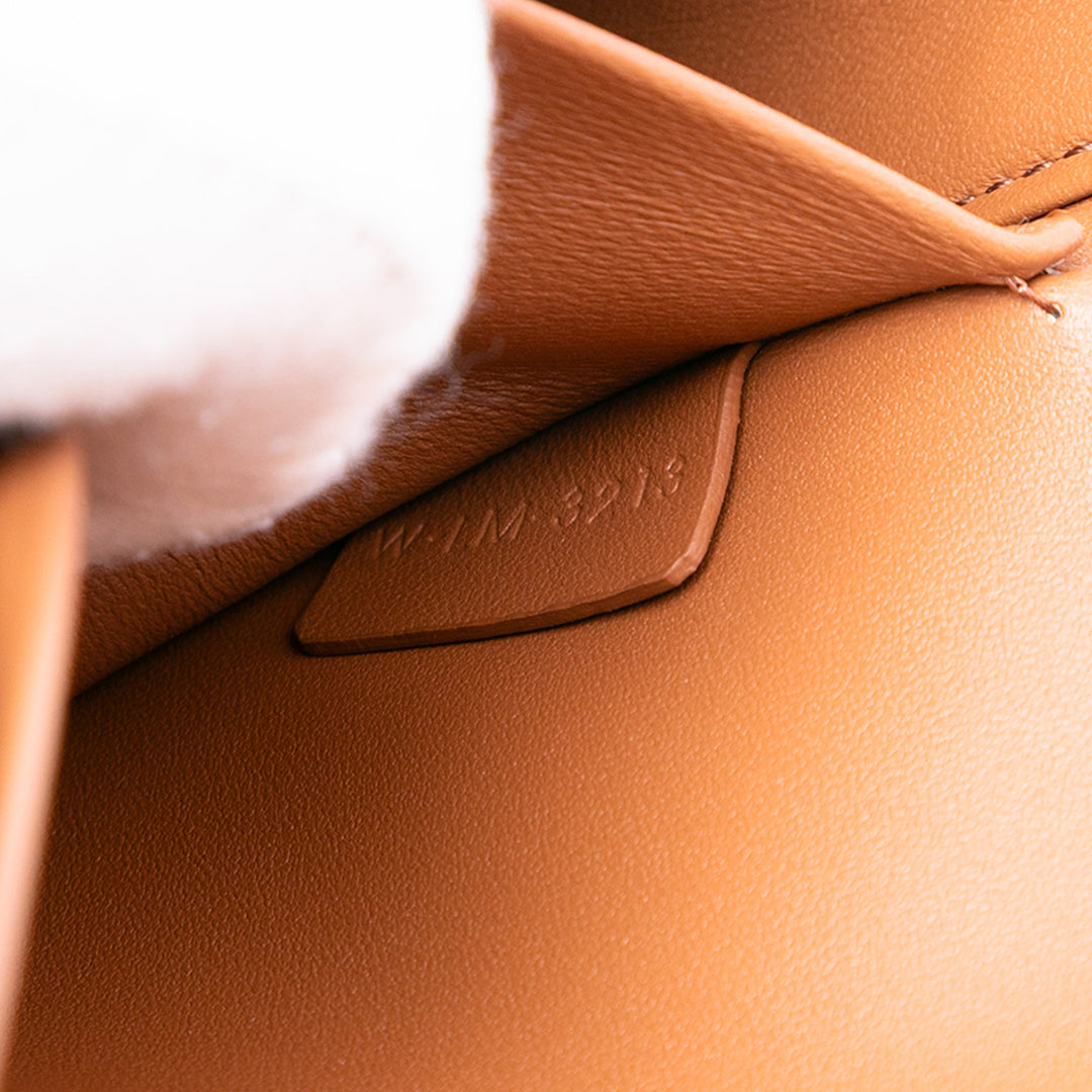 Celine Triomphe Coated Toile Claude Chain Sac bandoulière Marron
