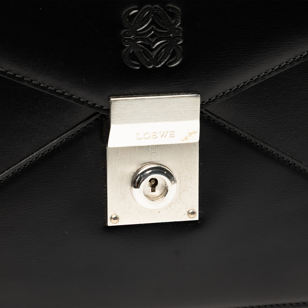 Anagram Enveloppe Wristlet Pochette Noir