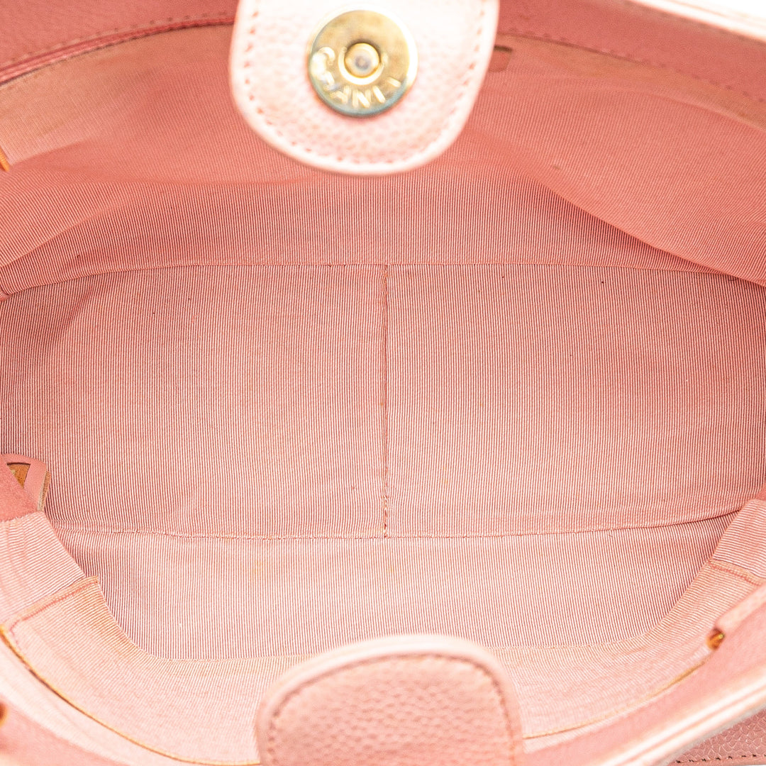 Caviar Petite Shopping Tote Pink - Gaby Paris