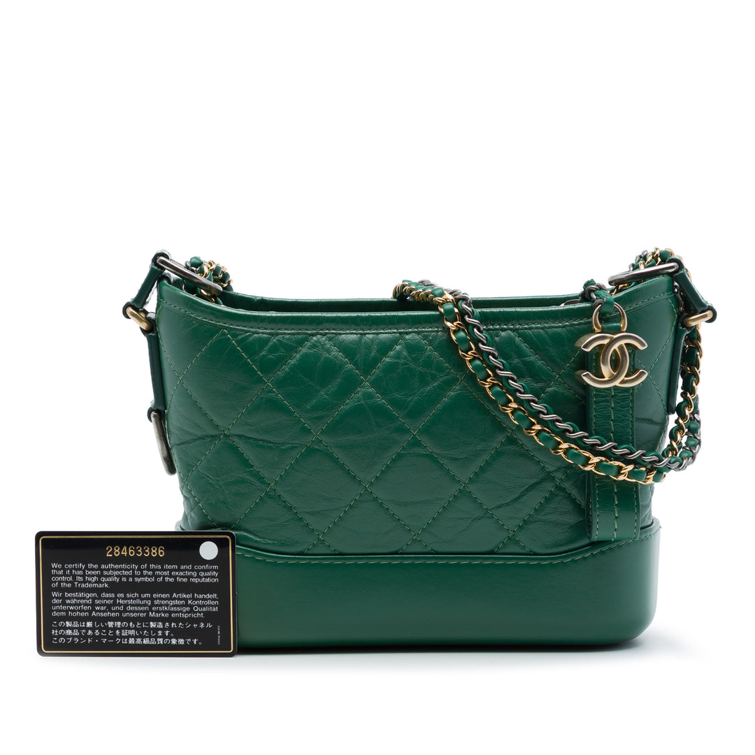 vieilli Gabrielle Sac Petit Cuir de veau Vert