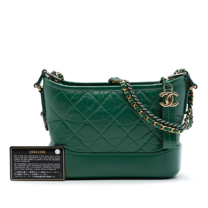 vieilli Gabrielle Sac Petit Cuir de veau Vert
