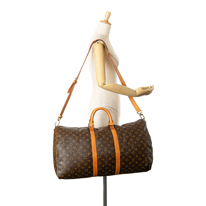 Monogram Keepall Bandouliere 55 Brown - Gaby Paris