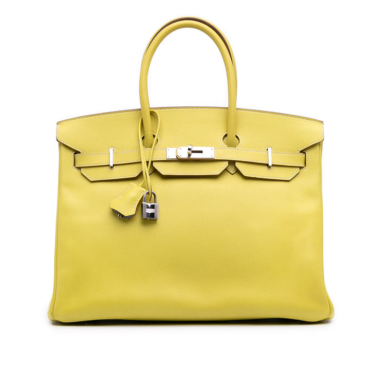 Hermès Epsom Birkin Retourne 35 Jaune – GABY PARIS Authentique