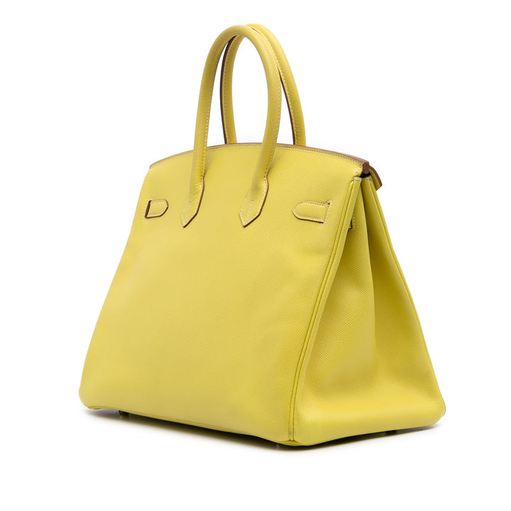 Hermès Epsom Birkin Retourne 35 Jaune – GABY PARIS Authentique
