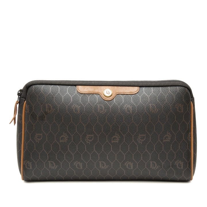Dior Honeycomb Pochette Toile enduite Noir – vue principale – GABY PARIS