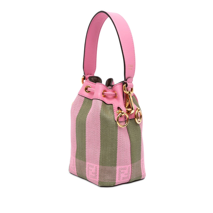 Fendi Pequin F is Fendi Mon Tresor Sac seau Mini Vert – vue 2 – GABY PARIS