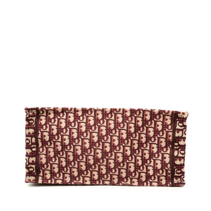 Dior Medium Oblique brodé Toile Book Cabas