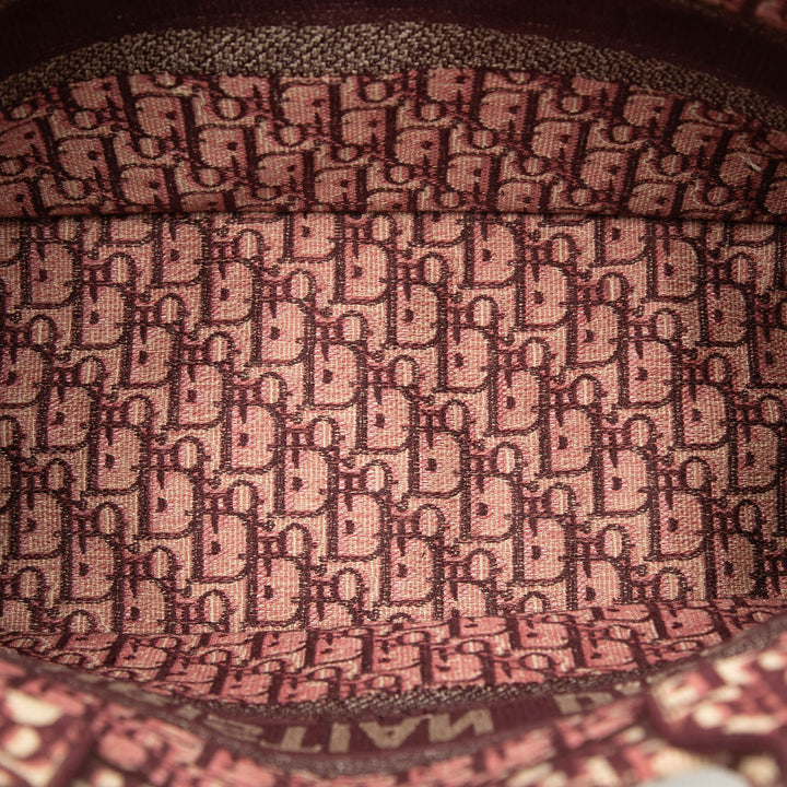Dior Medium Oblique brodé Toile Book Cabas