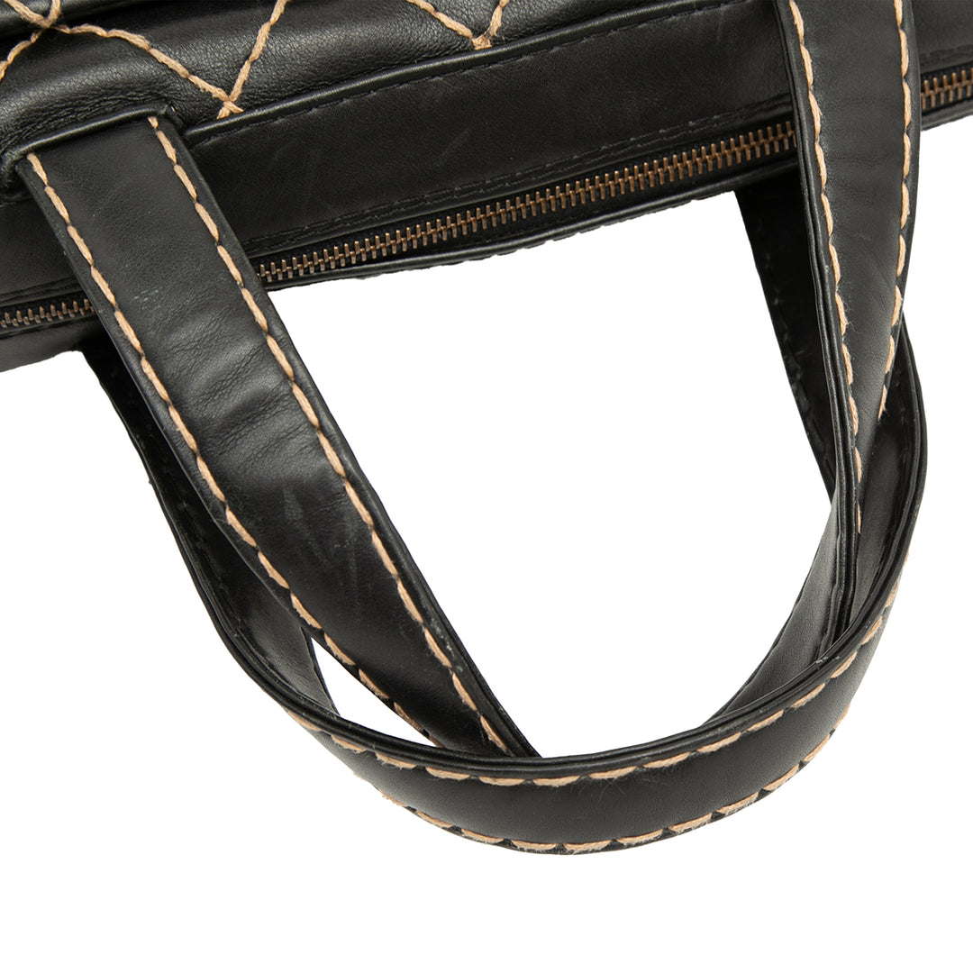 Chanel CC Cuir d’agneau Wild Stitch Sac à main