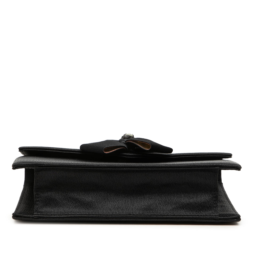 Saint Laurent Bow Pochette Noir – vue 3 – GABY PARIS