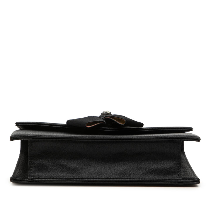 Saint Laurent Bow Pochette Noir – vue 3 – GABY PARIS