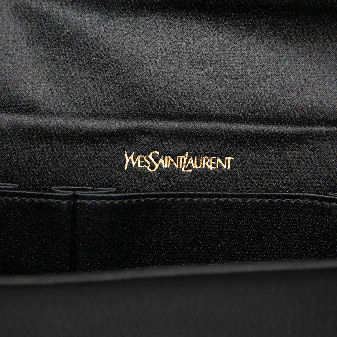 Saint Laurent Bow Pochette Noir – vue 5 – GABY PARIS