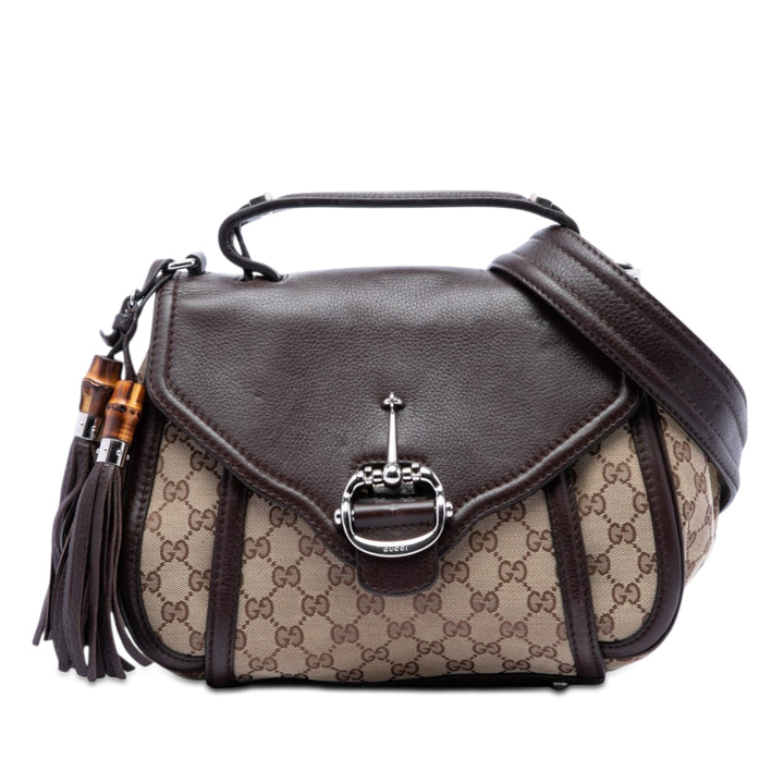 Gucci GG Toile Techno Horsebit sac à anse supérieure
