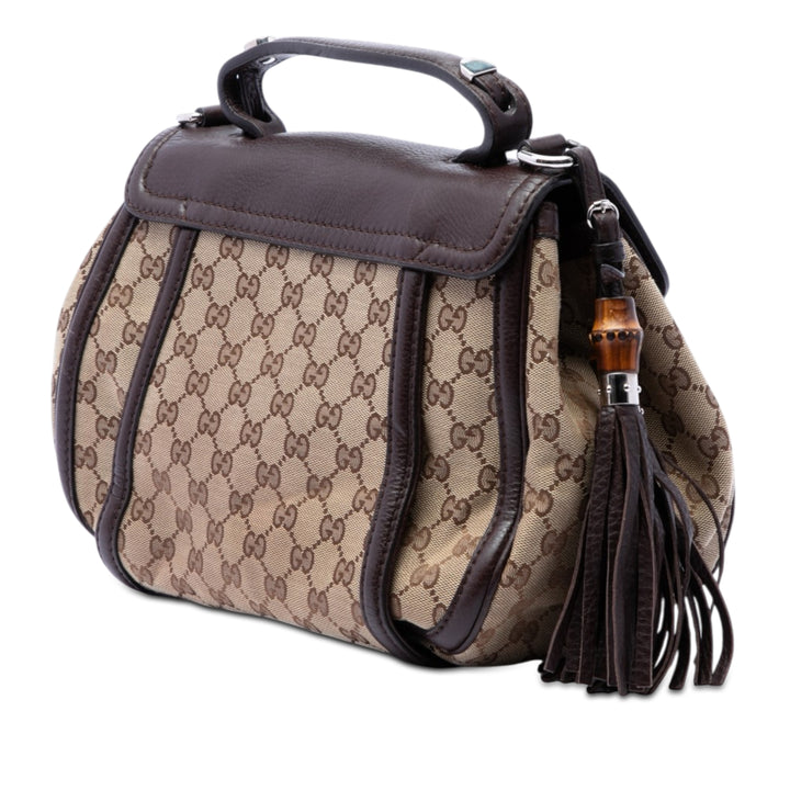 Gucci GG Toile Techno Horsebit sac à anse supérieure