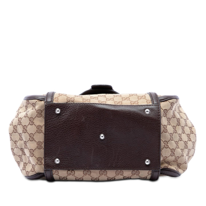 Gucci GG Toile Techno Horsebit sac à anse supérieure