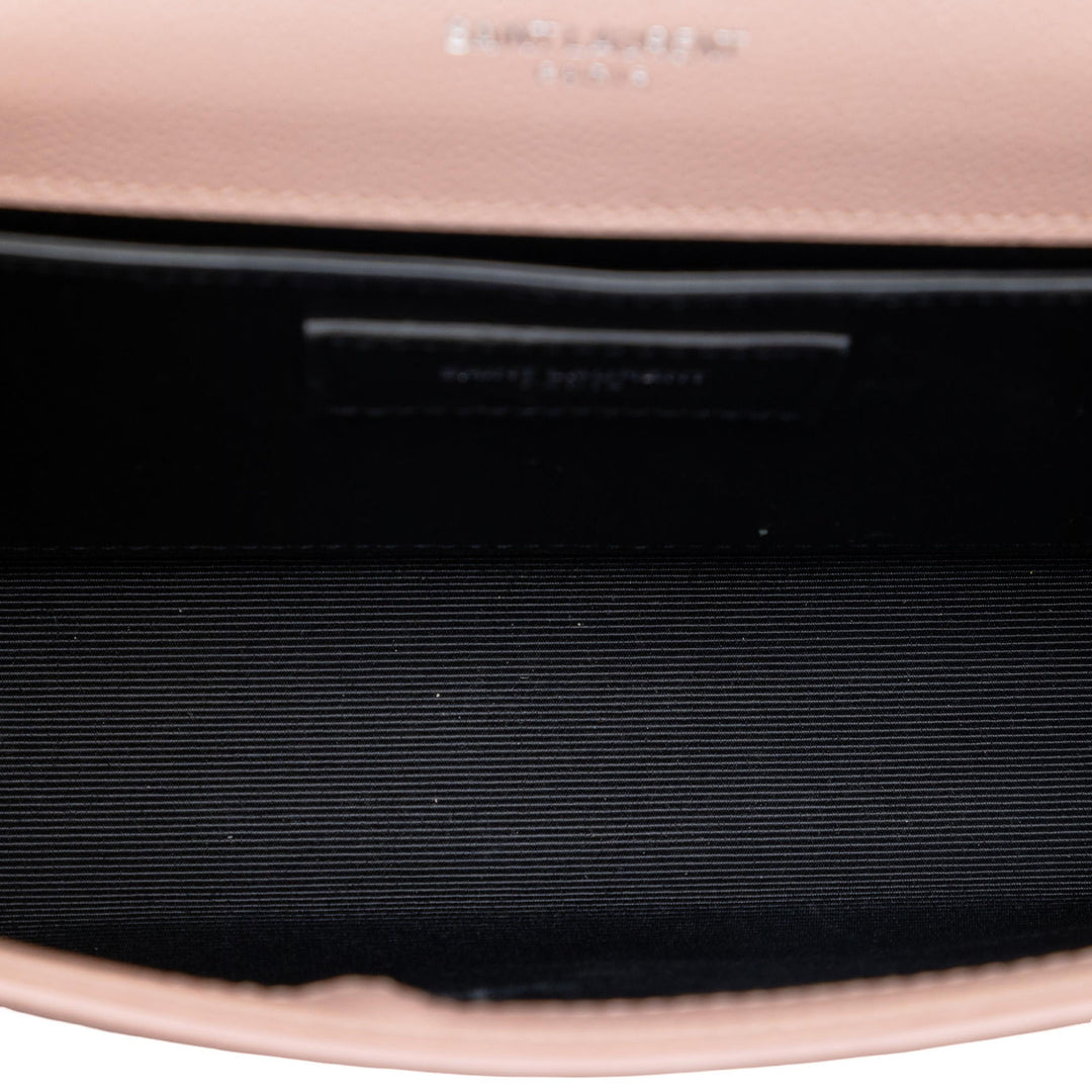 Saint Laurent Small Grain de Poudre Monogram Kate Pompon Sac porté croisé